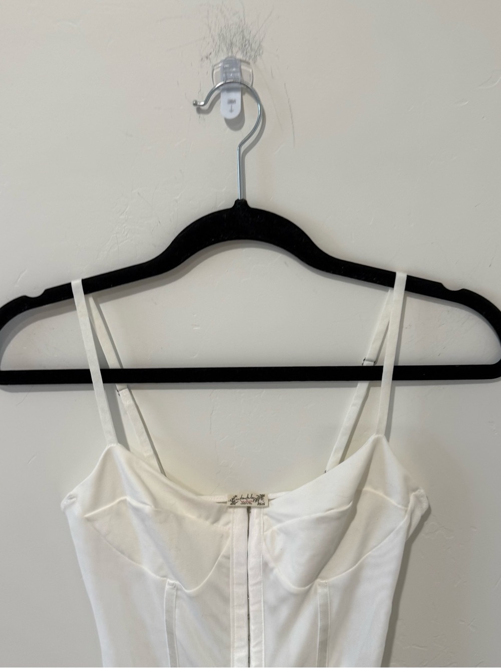 Intimately Free People Night Rhythm White Ivory Corset Bodysuit Womens Small - Picture 2 of 9